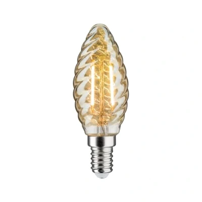 Afbeelding van Paulmann 28708 LED lamp Energielabel F (A G) E14 Kaars 2.6 W = 26 Goud (Ø x h) 35 mm 98 1 stuk(s)