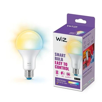 Afbeelding van WiZ 8718699786175 LED lamp Energielabel E (A G) E27 13 W = 100 Warmwit tot koudwit Besturing via App 1 stuk(s)