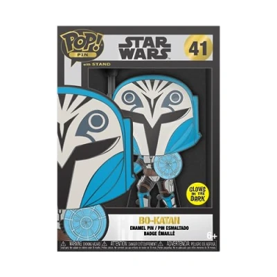 Afbeelding van Funko Star Wars Clone Loungefly POP! Enamel Bo Katan (Glow In The Dark) 10 cm Pin Multicolours