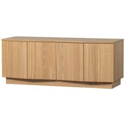 Afbeelding van WOOOD tv meubel 133 cm Zuma Eiken (fsc) Transparant 52x133x45