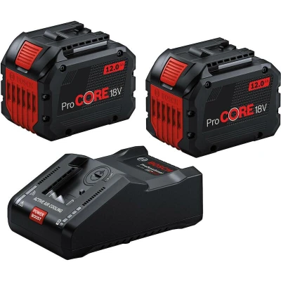 Afbeelding van BOSCH 1600A02T5W 18V ProCORE accu laadset (2x 12,0Ah + GAL 160 ultrasnellader)