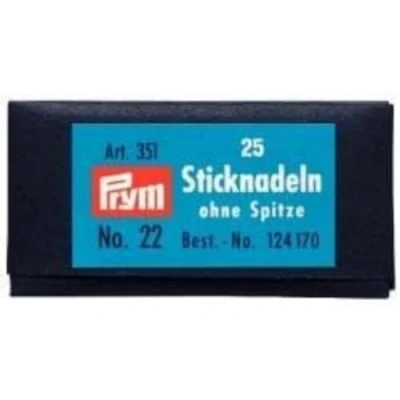 Afbeelding van Prym Borduurnaalden z. punt zilver 22 voordeelpak 25stuks