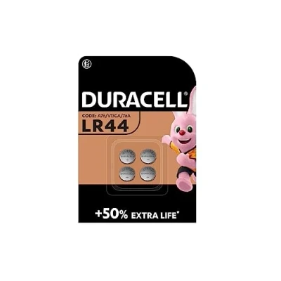 Afbeelding van 4 x Duracell LR44 (1 blister met batterijen), batterijen (A76/V13GA/76A)