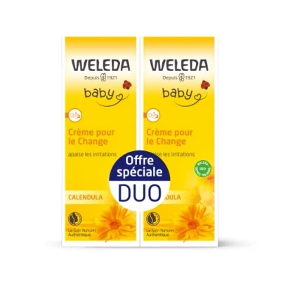 Image de WELEDA Duo Crème pour le Change Calendula 2x75 ml