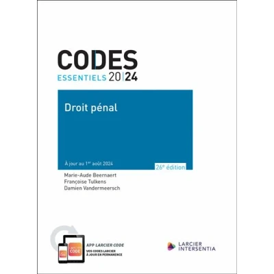 Image de Code essentiel Droit pénal 2024 À jour au 1er août