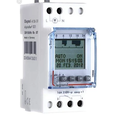 Afbeelding van Legrand 412654 DIN rail schakelklok Digitaal 4000 W