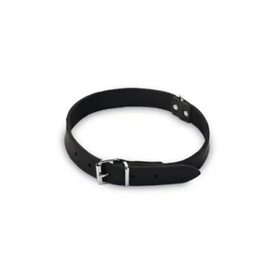 Afbeelding van BZ Halsband Leder Zwart 62 cm X 25 mm