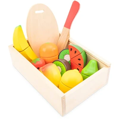 Afbeelding van New Classic Toys Houten Speelgoed Fruitset