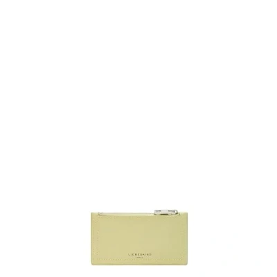 Afbeelding van LIEBESKIND BERLIN Kaarthouder Chudy Paper Touch Crinkle Purse Light Mimosa Lichtgroen