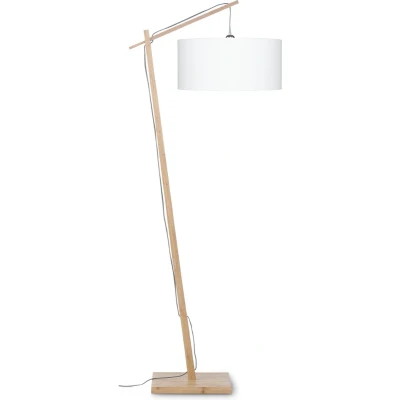 Afbeelding van GOOD&amp;MOJO Vloerlamp Andes Bamboe/Wit 72x47x176cm Bruin