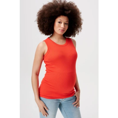 Afbeelding van Zwangerschaps Tanktop Kaysa Cherry Tomato XXL