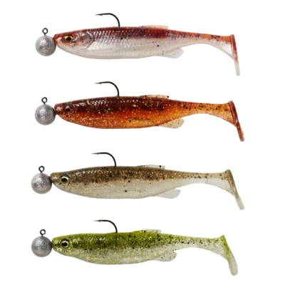 Image de Savage Gear Fat Minnow T Tail Rtf S Clearwater Mix Shad 13cm (20g) (5 pièces)