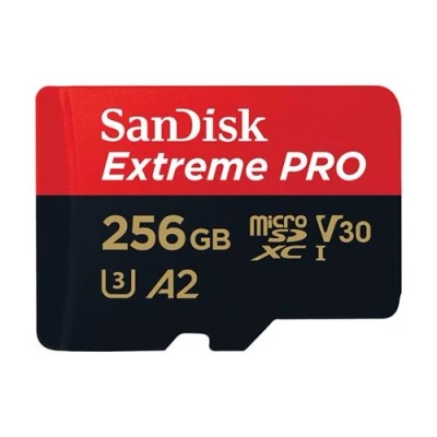 Image de SanDisk MicroSDXC Extreme Pro 256 Go 200 Mo/s