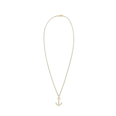 Afbeelding van Elli Damesketting, anker, strand, moeder, van 925 Sterling zilver, Zilver