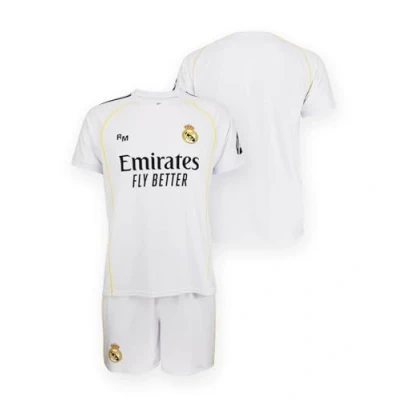 Afbeelding van Real Madrid Kinderset 1e outfit 25 26 uniseks kindershirt