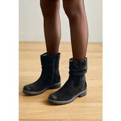Afbeelding van Tamaris Dames 1 26471 41 modieuze dameslaarzen, zwart.