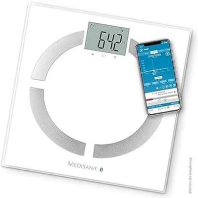 Afbeelding van Medisana BS444 Connect Lichaamsanalyseweegschaal Wit