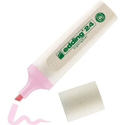 Afbeelding van Edding Markeerstift Ecoline E 24 Pastelroze