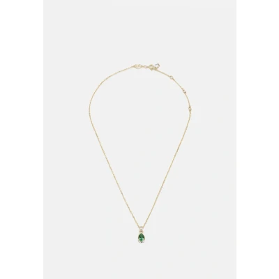 Afbeelding van Swarovski Stilla PEAR Ketting green/goldcoloured, Dames, Maat: One Size, Green/gold coloured