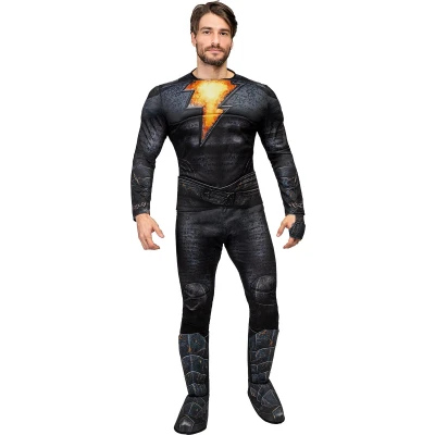 Afbeelding van FUNIDELIA Black Adam Kostuum voor mannen DC Comics Maat: L Zwart