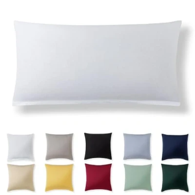 Afbeelding van Alreya Kussensloop 40 x 80 cm, wit, 100% jersey katoen, superzacht, met ritssluiting