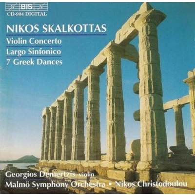 Afbeelding van Georgios Demertzis, Malmö Symphony Orchestra, Nikos Christodoulou Skalkottas: Concerto For Violin And Orchestra/7 Greek Dances (CD)