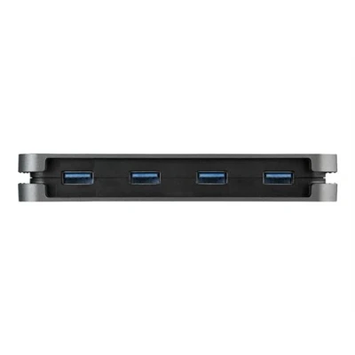Image de StarTech.com Hub USB 3.0 à 4 Ports A vers 4x Mini 3.1 Gen 1 Type SuperSpeed 5Gbps Alimenté par Bus Concentrateur avec Câble 28cm et Gestion des Câbles (HB30AM4AB) (hub) x 3.2 de bureau