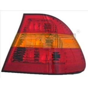 Afbeelding van TYC 11 5945 01 9 Achterlicht rechts Buitenste deel Zonder lamphouder BMW: 3 Saloon