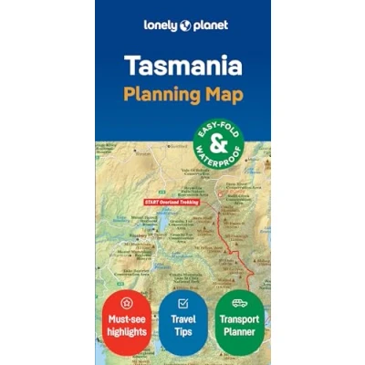 Afbeelding van Map Lonely Planet Tasmania Planning