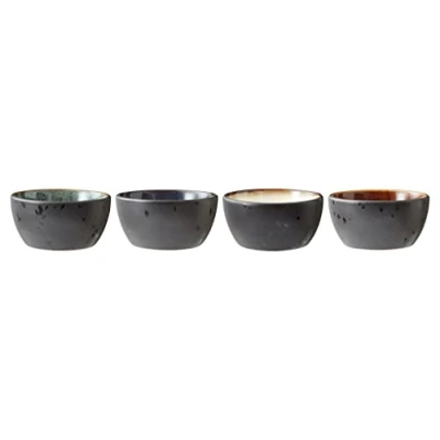 Afbeelding van BITZ Kommenset Dia. 10 cm 4 st. Zwart ass.