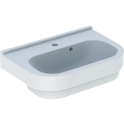 Afbeelding van Geberit 300 Basic Compact wastafel wit (60 x 40 cm) 1 kraangat, met
