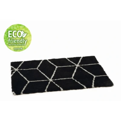 Afbeelding van Beeztees Eco Vetbed Bench Qub Zwart/Grijs 109 cm Hond