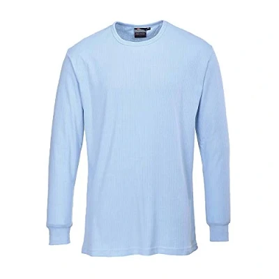 Afbeelding van Portwest Clothing Thermal T shirt met lange mouwen, azuurblauw/hemelsblauw, S EU