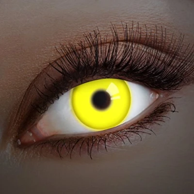 Afbeelding van UV Yellow Shock Kleurlenzen Gele