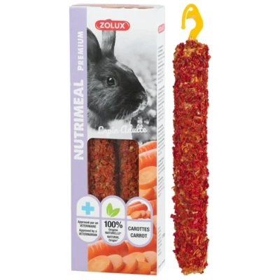 Afbeelding van Zolux Nutrimeal Stick Konijn Wortel 115 GR 3 ST