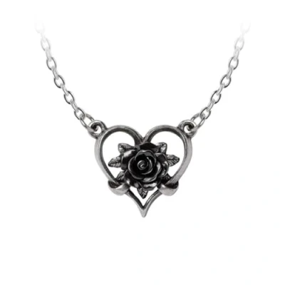 Afbeelding van Alchemy Heart of Blackness Ketting Zilverkleurig
