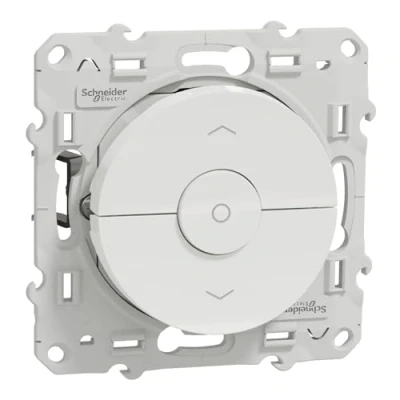 Afbeelding van Jaloezieschakelaar Wit Odace Schneider Electric S520208