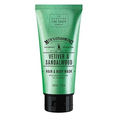 Afbeelding van Scottish Fine Soaps Gel Soins hommes Vétiver et bois de santal douche cheveux corps