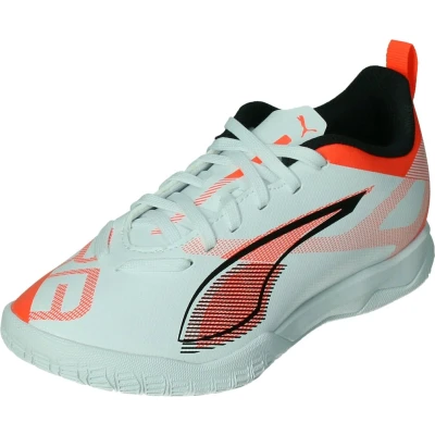Afbeelding van Puma Ultra 5 PLAY IT JR Unisex Zaalvoetbalschoenen voor kinderen, Maat: 36, White/black/glowing red Kunststof