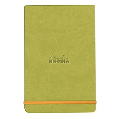 Afbeelding van Rhodia, Notitieboekje + schrijfblok, Notitieboekjes en schriften Rho (A5, Rijen, Hardcover)