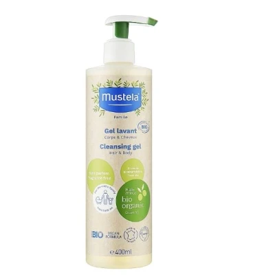Afbeelding van Mustela Bébé Bio Gel Lavant Zonder Parfum 400ml 400 ml