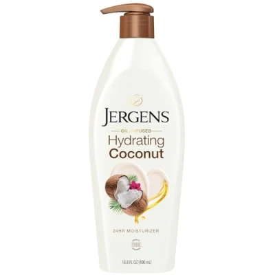 Afbeelding van Jergens Hydrating Coconut Lotion, 16,8 ounce, 496 ml (1 stuk)