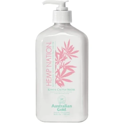 Afbeelding van Australian Gold Hemp Nation Kiwi &amp; Cactus Water Aftersun Inhoud : 535 ml