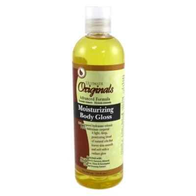 Afbeelding van Africas Best Ultimate Organics Cocoa Butter &amp; Shea Moisturizing Body Gloss 355 ml