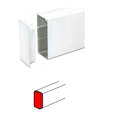Afbeelding van Legrand Einddeksel links of rechts DLP design 35x80/50x80mm wit