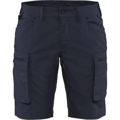 Afbeelding van Blaklader Dames Service Short met stretch 7149 1845 Donker marineblauw/Zwart