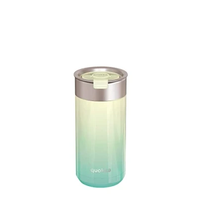 Afbeelding van Quokka thermobeker Coffee Tumbler Boost lemon lime 400 ml