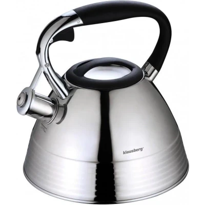Afbeelding van Klausberg 7397 fluitketel 3L rvs alle warmtebronnen