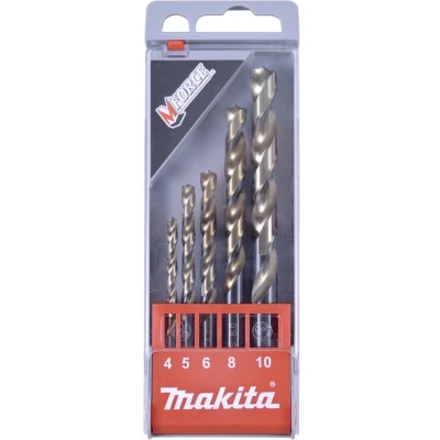 Afbeelding van Makita D 30508 HSS Metaal spiraalboorset 5 delig 1 set(s)