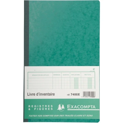 Afbeelding van Exacompta inventaris, ft 32 x 19,5 cm, Franstalig